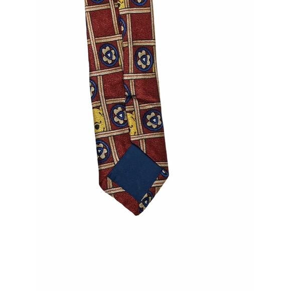 Walt Disney World Winnie the Pooh Floral Pattern Cartoon Novelty Necktie Silk - Picture 8 of 8